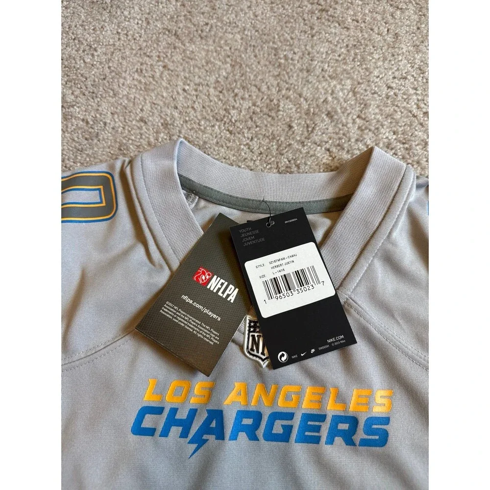 Justin Herbert Los Angeles Chargers Nike NWT Youth NFL Jersey Size Large